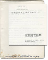 Mexico Suena [Mexico Dreams] (Original treatment script for an unproduced television series)