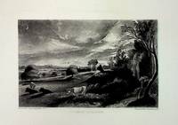 Plate - "Summer Evening" from English Landscape Scenery. A Series of Forty Mezzotinto Engravings on Steel from Pictures Painted by John Constable, R.A.