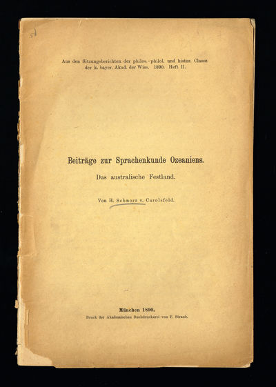 Beiträge zur Sprachenkunde Ozeaniens. Das…