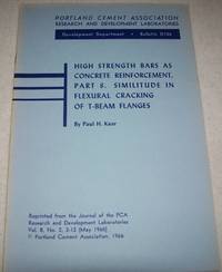 High Strength Bars as Concrete Reinforcement, Part 8: Similitude in Flexural Cracking of T-Beam Flanges, Bulletin D106 by Paul H. Kaar - 1966