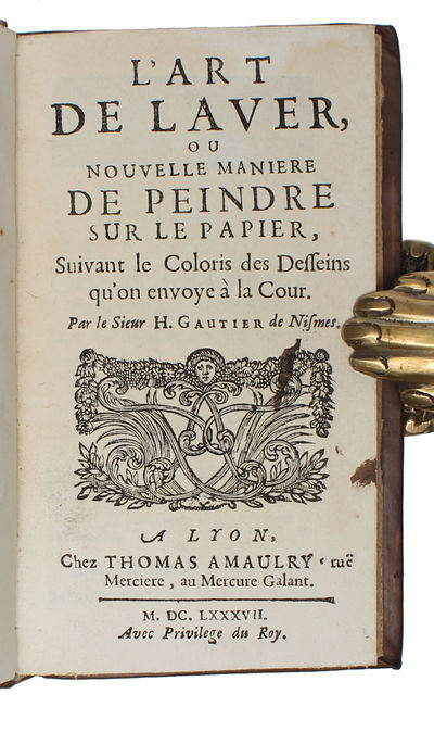 L'Art de laver, ou Nouvelle manière de peindre sur le papier, suivant le Coloris des Desseins qu'on envoye à la Cour. - [EARLY WORK ON WATERCOLOURING] (photo 2)