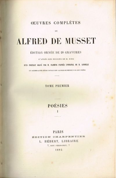 Œuvres complètes. Édition ornée de 28 gravures d’après les dessins de M. Bida. I-IX. (+) Œuvres posthumes. Avec lettres inédites. Une notice biographique par son frère. [10 bind.] (photo 2)