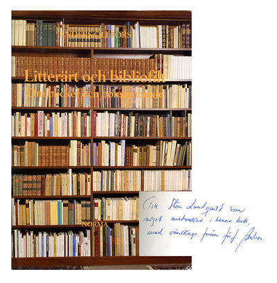 Litterärt och bibliofilt. Om böcker och…