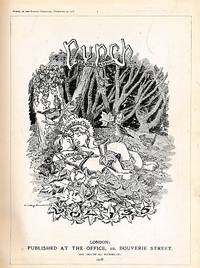 cover of Punch, Or the London Charivari. July - December 1908. Volume 135. Red half-leather cover