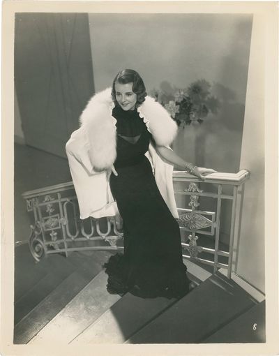 Two original photographs of actress Heather Angel, circa 1934
