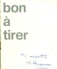 D'Arena. Bon à tirer