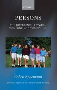 Persons: The Difference Between Someone' and Something'