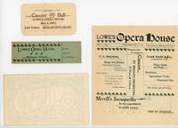 Memorabilia from the Lowe's Opera House