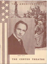 cover of Frederic March in the American Way Souvenir Playbill
