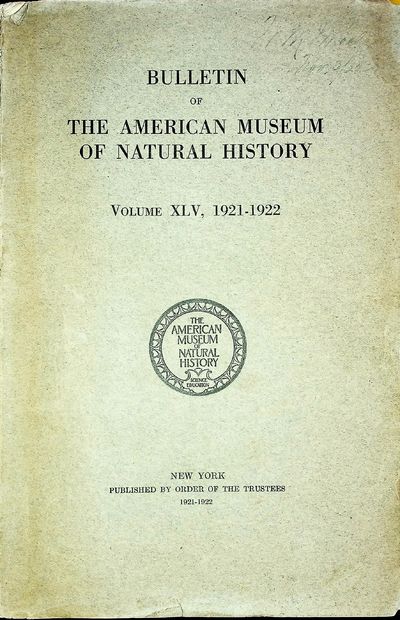 New York: American Museum of Natural History, 1922. First edition. W. M. WHEELER'S COPY OF HIS MAGNU...