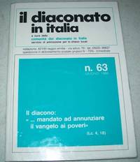 image of Il Diaconato in Italia: A Cura Della Comunita del Diaconato in Italia Servizio di Animazione per le Chiese Locali N. 63, Giugno 1986