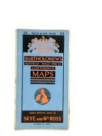Revised Half Inch Contoured Map Sheet 54 Skye and Wr Ross