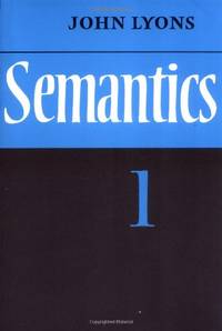 Semantics: Volume 1 (v)