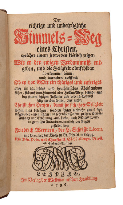 Der richtige und unbetrügliche Himmels-Weg eines Christen, Welcher einem jedweden klärlich zeiget, (photo 3)