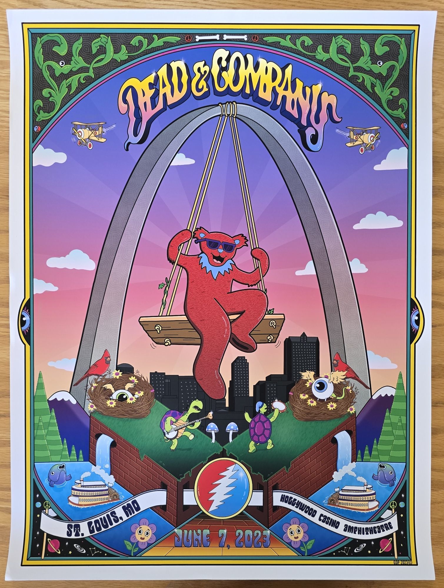 Dead & Company Poster St. Louis Hollywood Casino 2