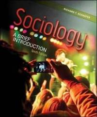 Sociology: A Brief Introduction by Schaefer, Richard T - 2012-09-13