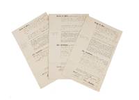 Group of Three Bail Bonds, London, 1826