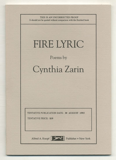 Fire Lyric: Poems