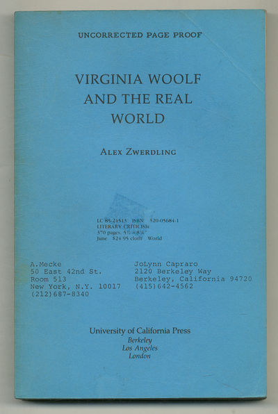 Virginia Woolf and the Real World
