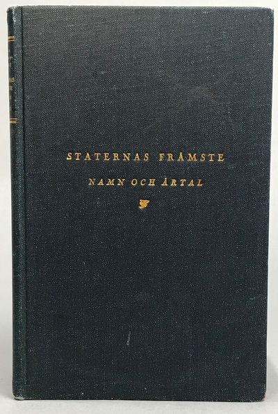 Staternas främste under nyare tid. Namn och…