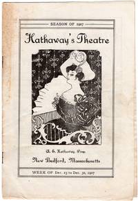 cover of Hathaway's Theatre Program Dec. 23 to Dec. 30, 1907