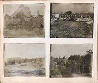 World War I Training Camp and Wisconsin Family Life Photo Album with Logging Scenes ca 1900s to 1920s