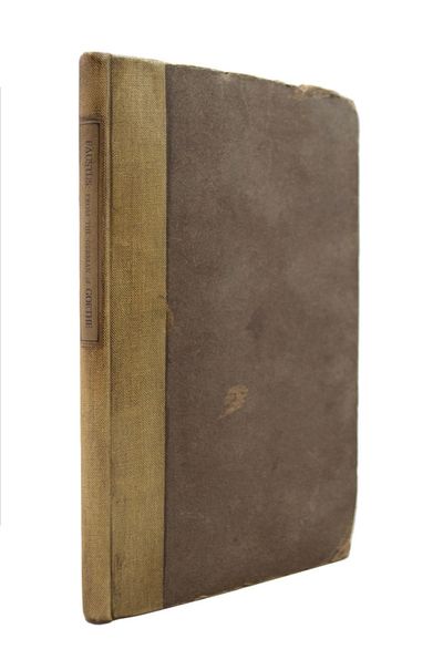 London: Boosey and Sons, 1821. COLERIDGE, Samuel Taylor. . Faustus. From The German of Goethe London...