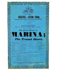 The Fairy Drama of Marina; or, The Truant Heart (theatrical playbill)