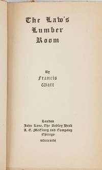 The Law's Lumber Room