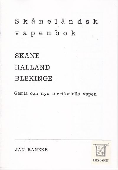 Skåneländsk vapenbok. Skåne, Halland, Blekinge.…