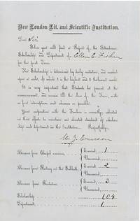 Report of Attendance, Scholarship and Deportment of Ellen E. Fisher