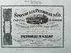 Spondulix Petroleum Co. / Capital $50,000,000 / Shares 50 cts Each. / Dividends Declared Very Often… / Every Stockholder is Entitled to One Copy of the Famous Petroleum Galop