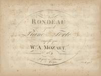 Rondeau pour le Piano-Forte ... No. [3] Prix [8] ggr. [KV 616]