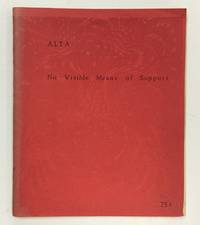 No Visible Means of Support by Alta - 1971-01-01 - from Chaparral Books (SKU: CHAPaltaNVMS)