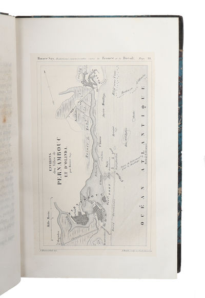 Histoire des relations commerciales entre la France et le Bresil. - [FIRST EDITION WITH AN EXCEPTIONAL PRESENTATION INSCRIPTION] (photo 4)