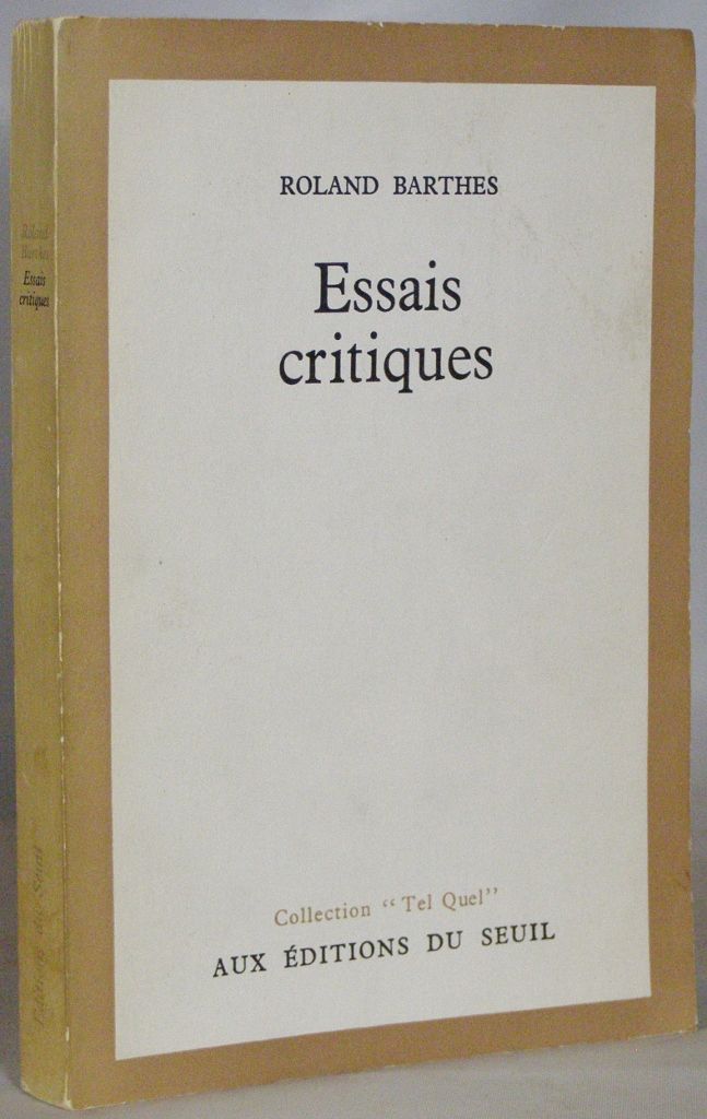 Roland barthes critical essays