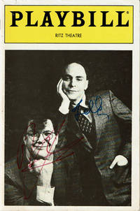 PENN JILLETTE AND TELLER AS PENN &amp; TELLER. Directed by Art Wolff... Original Ritz Theatre Playbill SIGNED by PENN &amp; TELLER. by Jillette, Penn; and Teller - 1988.