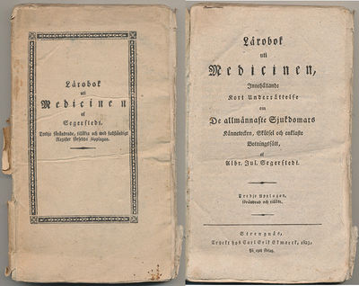 Lärobok uti medicinen, innehållande kort…