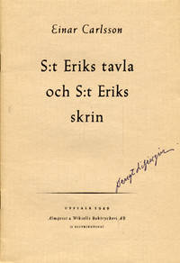 S:t Eriks tavla och S:t Eriks skrin.