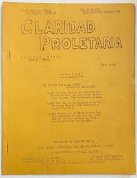 Claridad Proletaria. Segunda época, numero tres (Feb. 1937)