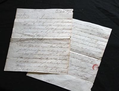 Manuscript Circular from the Treasury Department March 10, 1791, addressed to Jeremiah Olney, Collector for Providence, Rhode Island, signed by Coxe