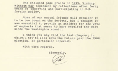 Richard Nixon Exhibits Distrust of Mikhail Gorbachev, Advocating a Hard Line With the Soviets in a Letter to Reagan Foreign Policy Advisor Jeane Kirkpatrick