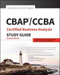 CBAP / CCBA Certified Business Analysis