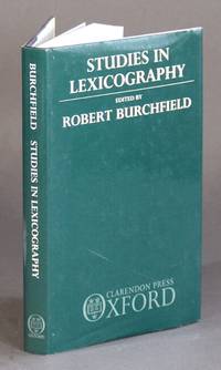Studies in lexicography by ed Robert - First Edition - 1987 - from Rulon-Miller Books (SKU: 60180)