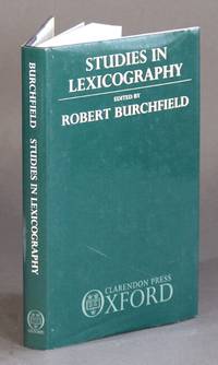 Studies in lexicography