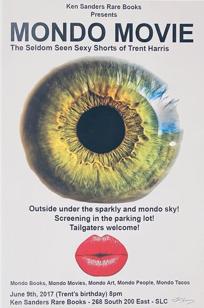 Salt Lake City: Ken Sanders Rare Books, 2017. Pictorial poster 'A' condition. Fine. Signed by Harris...