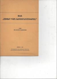 DAS "EDIKT VON KONSTANTINOPEL"