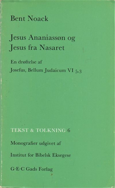 Jesus Ananiassøn og Jesus fra Nasaret