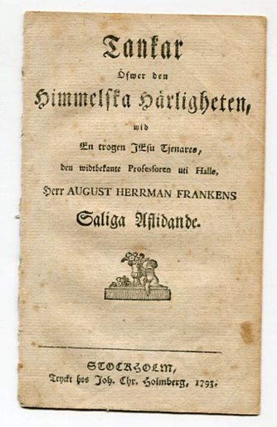 Tankar öfwer den himmelska härligheten, wid en…