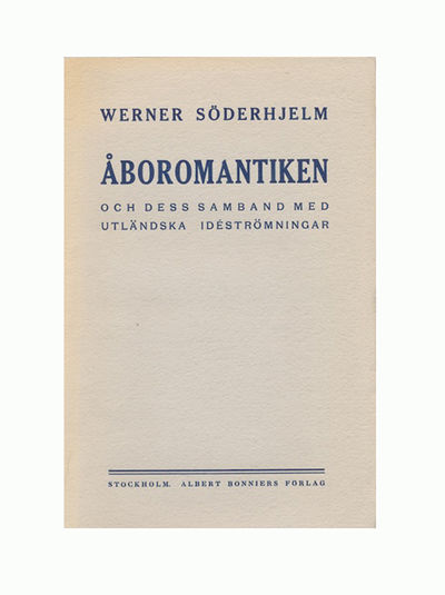 Åboromantiken och dess samband med utländska…